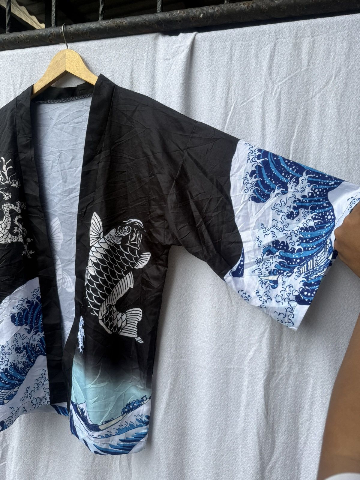 Yohji Yamamoto Kimono japan sukajan traditional dragon & fish shirt Size US L / EU 52-54 / 3 - 8 Thumbnail