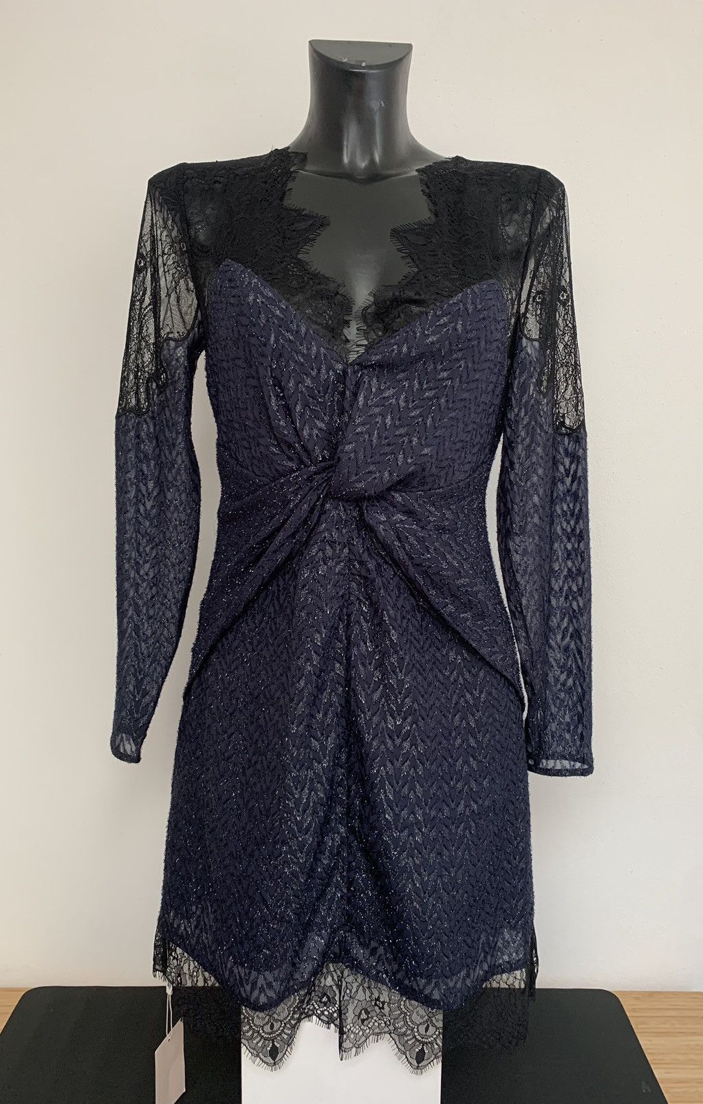 Self-Portrait Self Portrait Navy Blu Dress Size M / US 6-8 / IT 42-44 - 7 Thumbnail