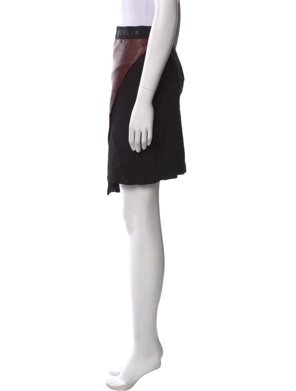Other Marcell Von Berlin Leather Knee-Length Skirt Size: S | US 4 Size 28" / US 6 / IT 42 - 2 Thumbnail