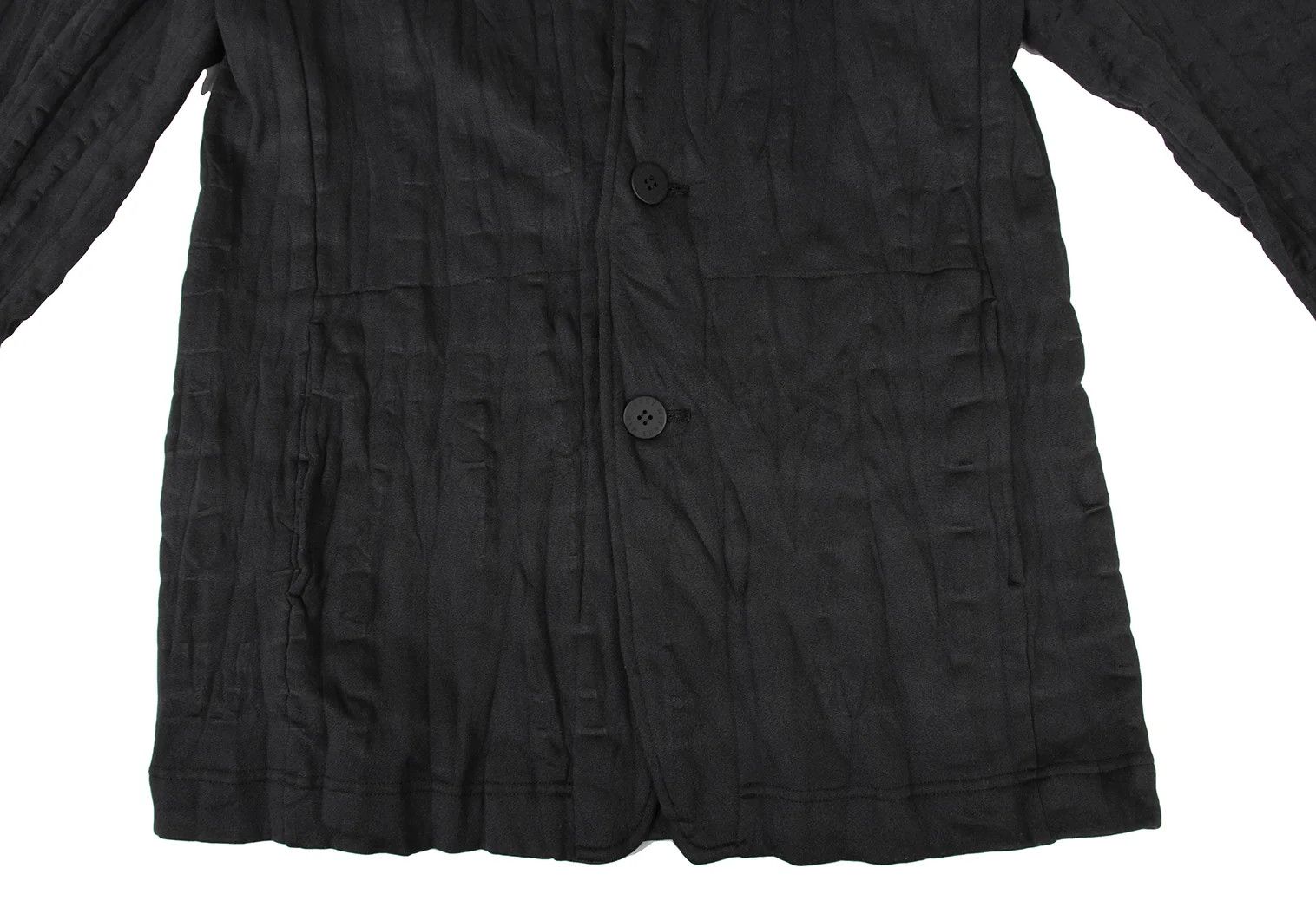Issey Miyake Cotton-Blend Tie-Dye Jersey Jacket in Black Size 3 Size US L / EU 52-54 / 3 - 9 Thumbnail