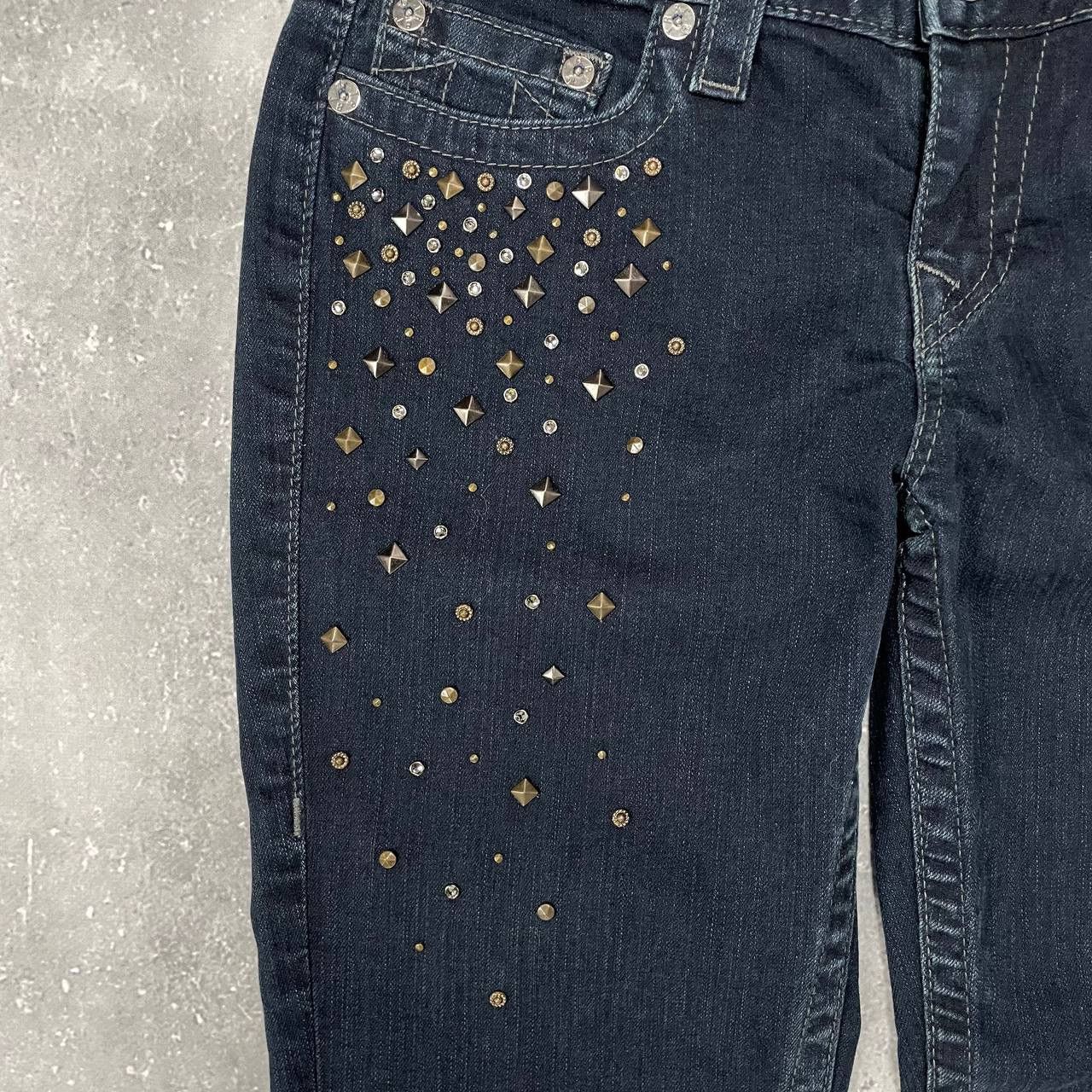 True Religion True Religion Stella Skinny Stars Jeans Women’s Blue Size 32 Size 32" / US 10 / IT 46 - 4 Thumbnail