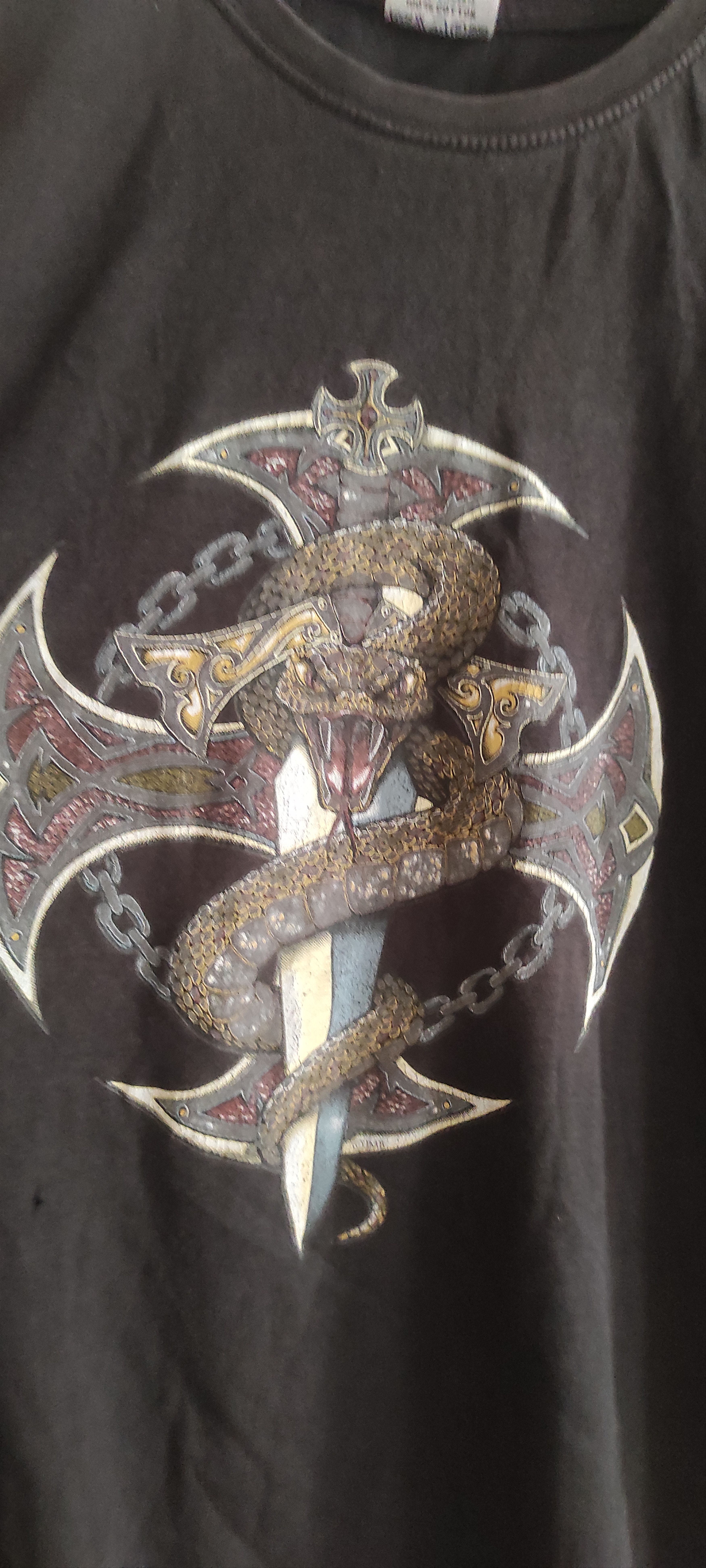 Vintage Venom Snake Graphic T-Shirt Men's Gothic Retro Hip Hop Size US S / EU 44-46 / 1 - 4 Thumbnail