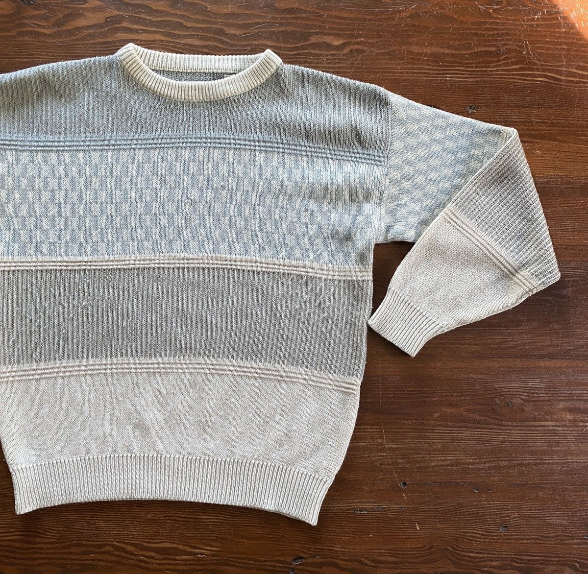 Vintage Vintage 90’s Saturdays Pastel Multi Pattern Knit Sweater Size US M / EU 48-50 / 2 - 1 Thumbnail