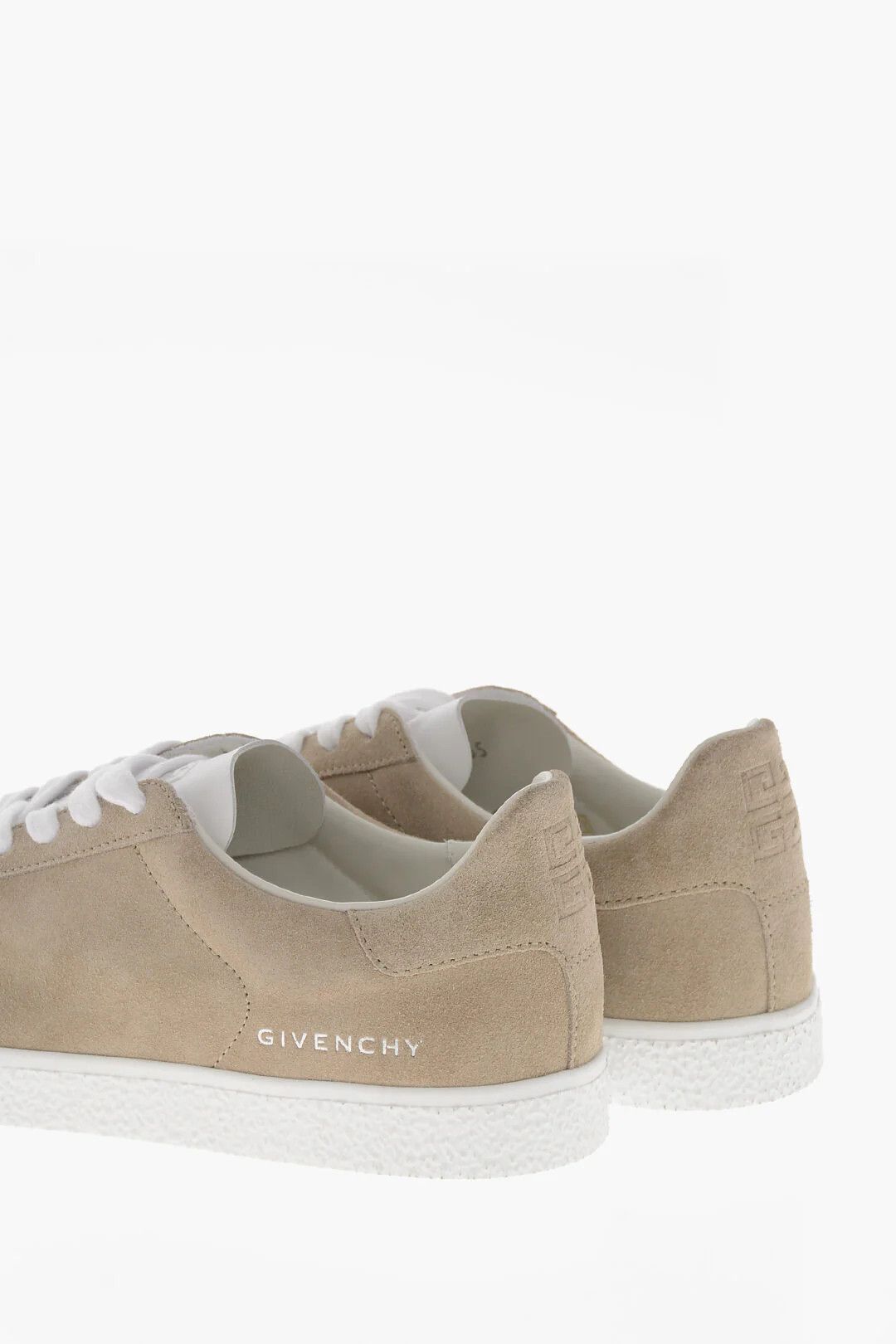 Givenchy og1mm0326 Suede Low-Top Sneakers in Beige Size US 5 / IT 35 - 2 Thumbnail