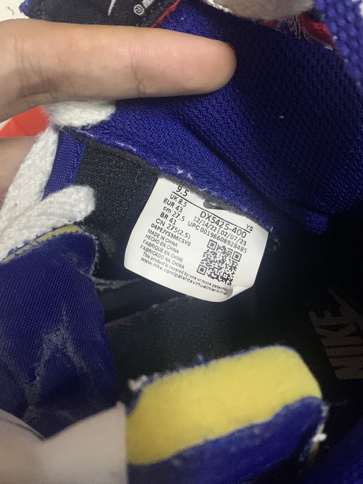 Nike Vandal High x Stüssy Deep Royal Blue