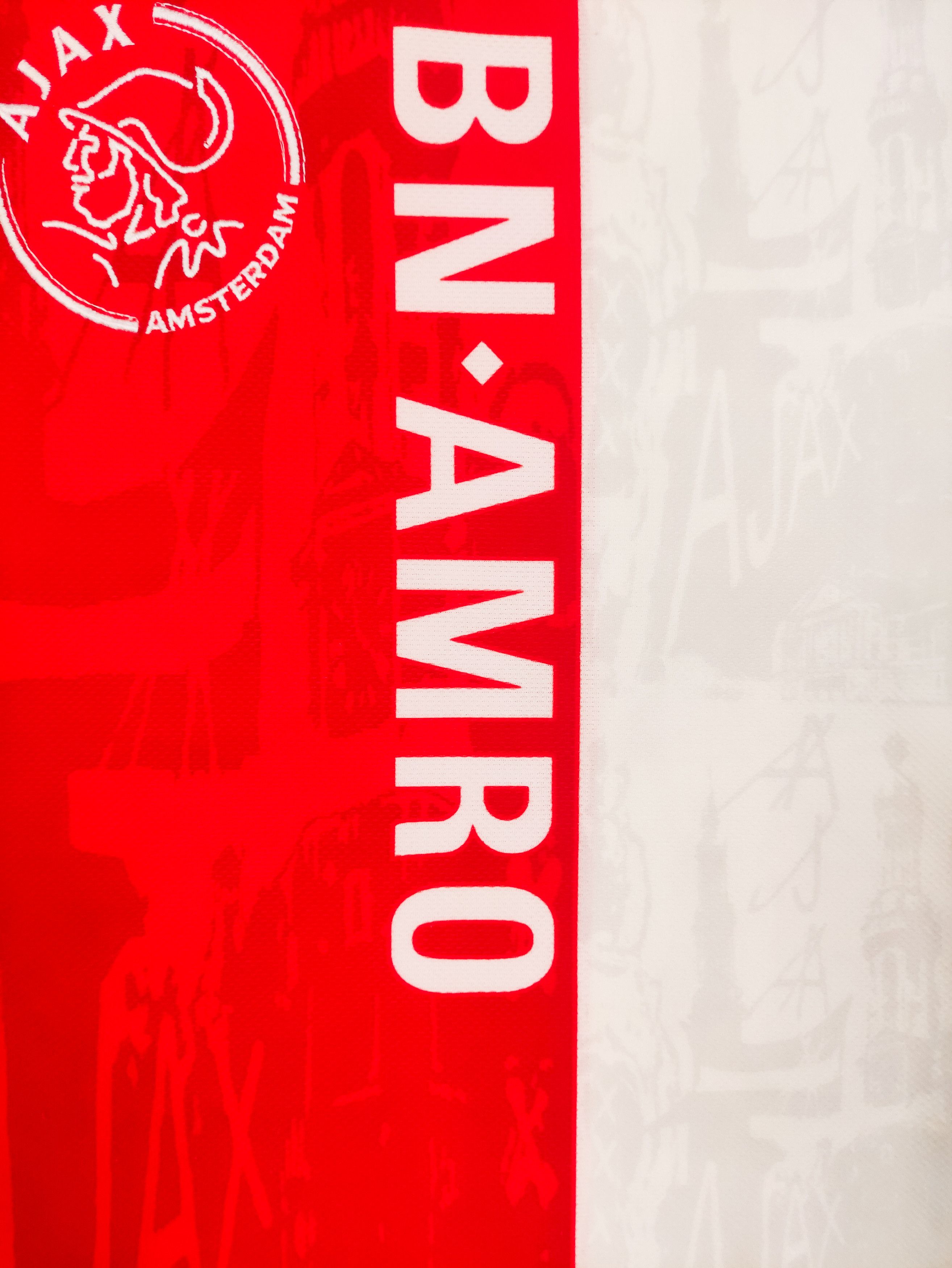 Umbro Ajax Amsterdam 1996 1997 Umbro Home Shirt Kit Jersey Size US M / EU 48-50 / 2 - 9 Thumbnail