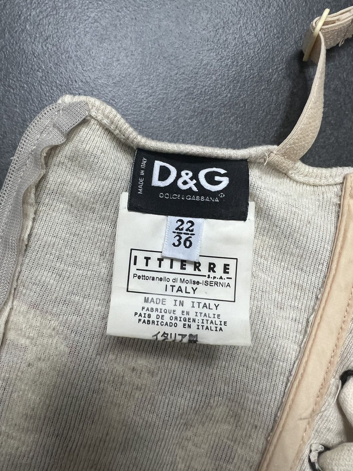 Dolce & Gabbana Dolce Gabbana D&G Super Nature Corset Bella Hadid Top Buster Size S / US 4 / IT 40 - 8 Thumbnail