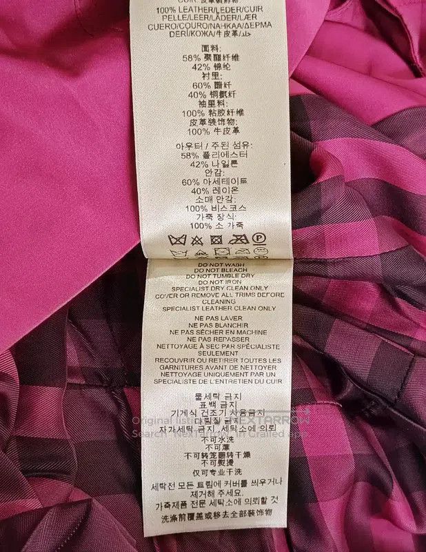 Burberry Burberry Pink Silk Mid-Length Trench Coat. Size S / US 4 / IT 40 - 7 Thumbnail