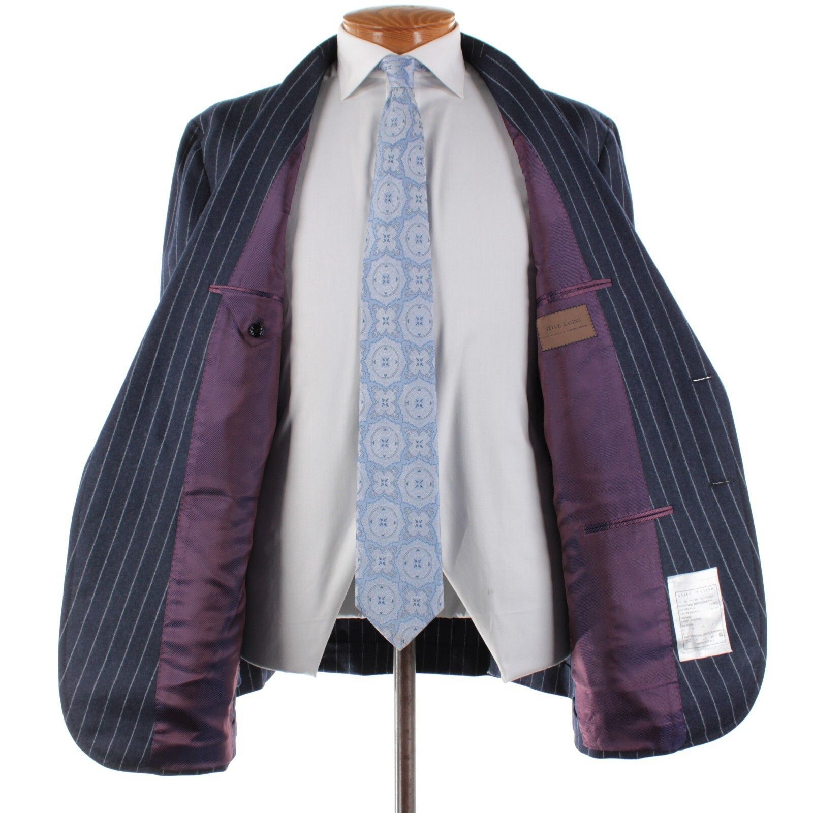 Other Stile Latino Suit Size US 48 Regular in Blue Size 48R - 7 Thumbnail