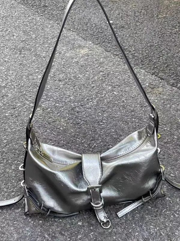 VIBE Retro y2k versatile shoulder bag women's silver Size ONE SIZE - 4 Thumbnail