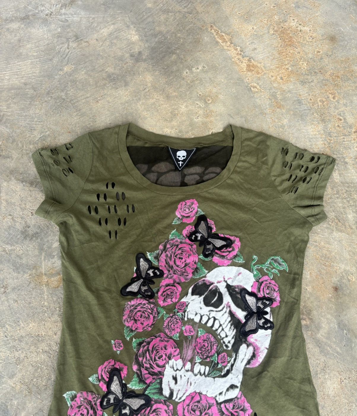 If Six Was Nine × Japanese Brand × Le Grande Bleu (L.G.B.) Y2k Poem Skull Ifsixwasnine lgb Punk Style Tshirt Size M / US 6-8 / IT 42-44 - 5 Thumbnail