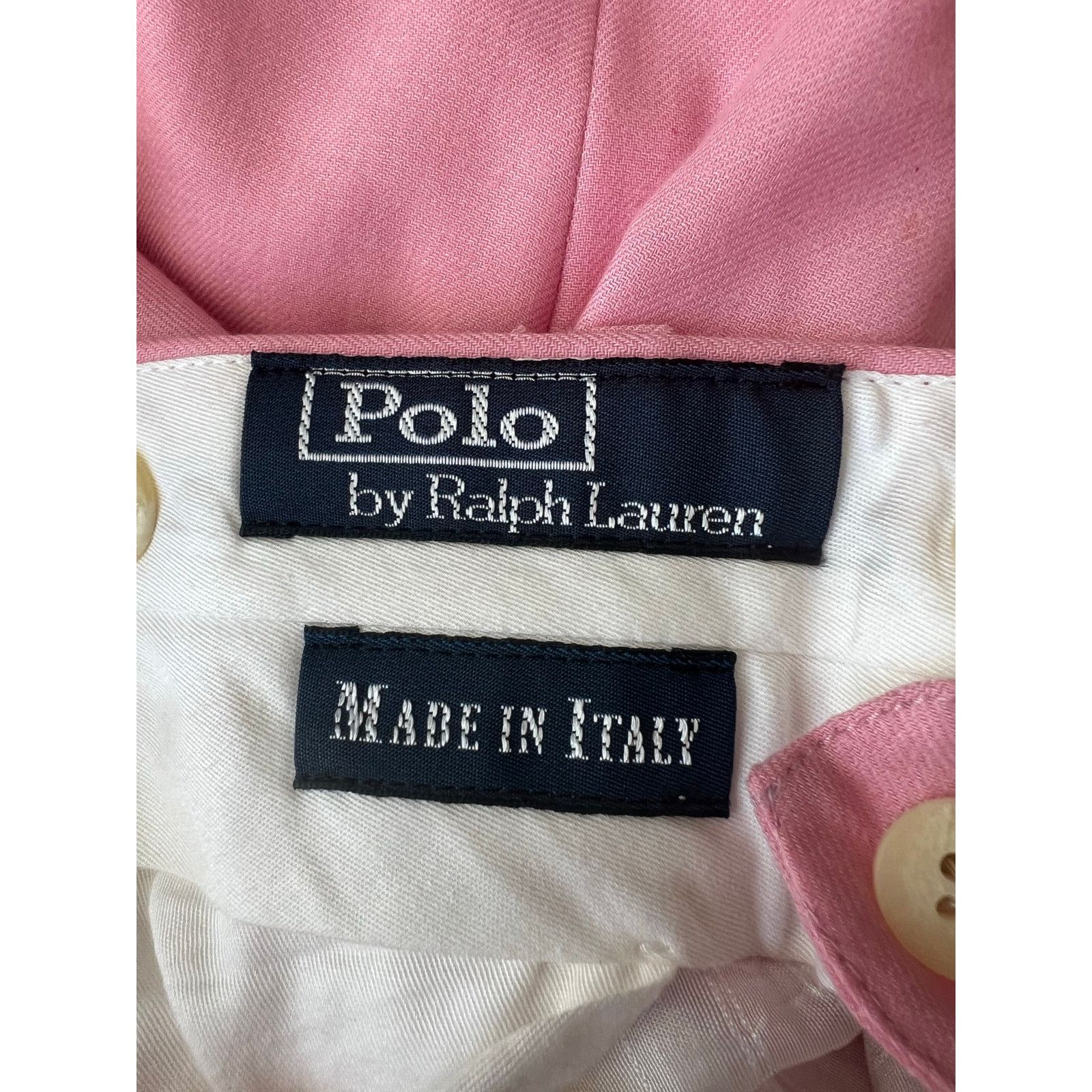 Polo Ralph Lauren Ralph Lauren Polo Made in Italy Pink Cashmere Dress Pants Size US 36 / EU 52 - 11 Thumbnail