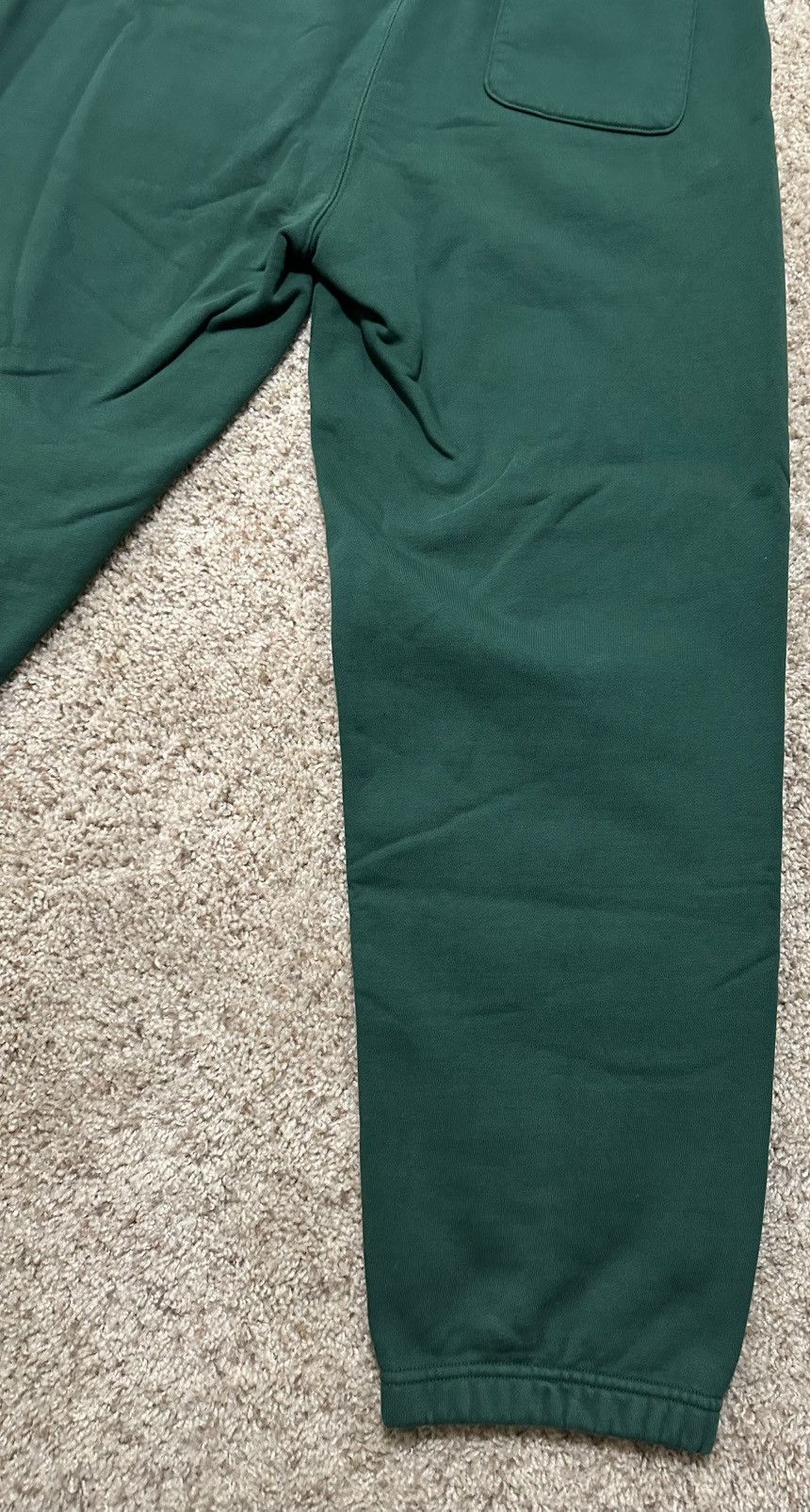 Jordan Brand × Supreme SUPREME X JORDAN FW24 SWEATPANTS SIZE MEDIUM GREEN Size US 32 / EU 48 - 9 Thumbnail
