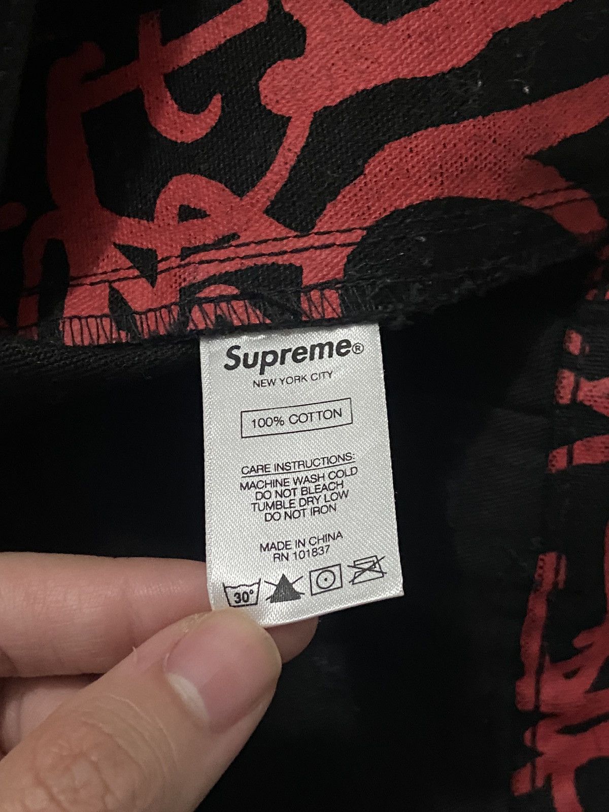 Supreme Supreme x CDG Canvas Painter Pants FW18 Work Graffiti Size US 30 / EU 46 - 6 Thumbnail