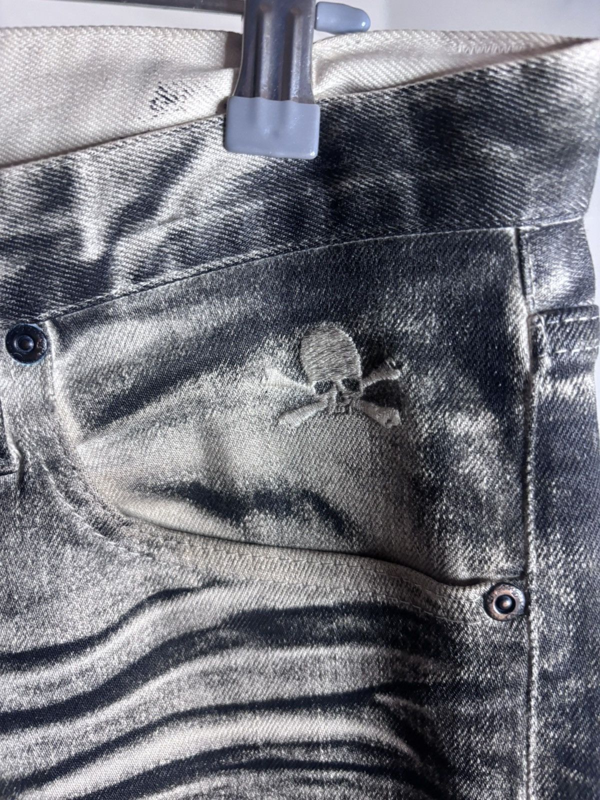 Roen Roen Japanese Label Waxed & Hand-Distressed Denim – Size S/M Size US 28 / EU 44 - 3 Thumbnail