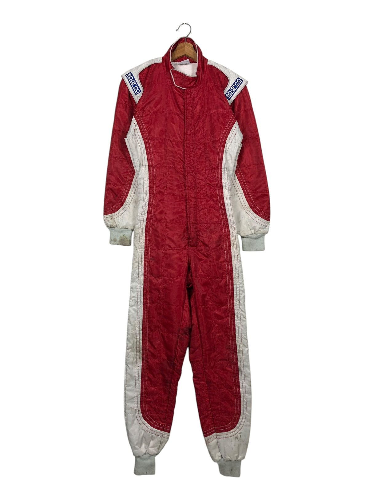Sports Specialties 🔥VINTAGE SPARCO COVERALL RACING BIG LOGO SPELL OUT Size US 30 / EU 46 - 3 Thumbnail