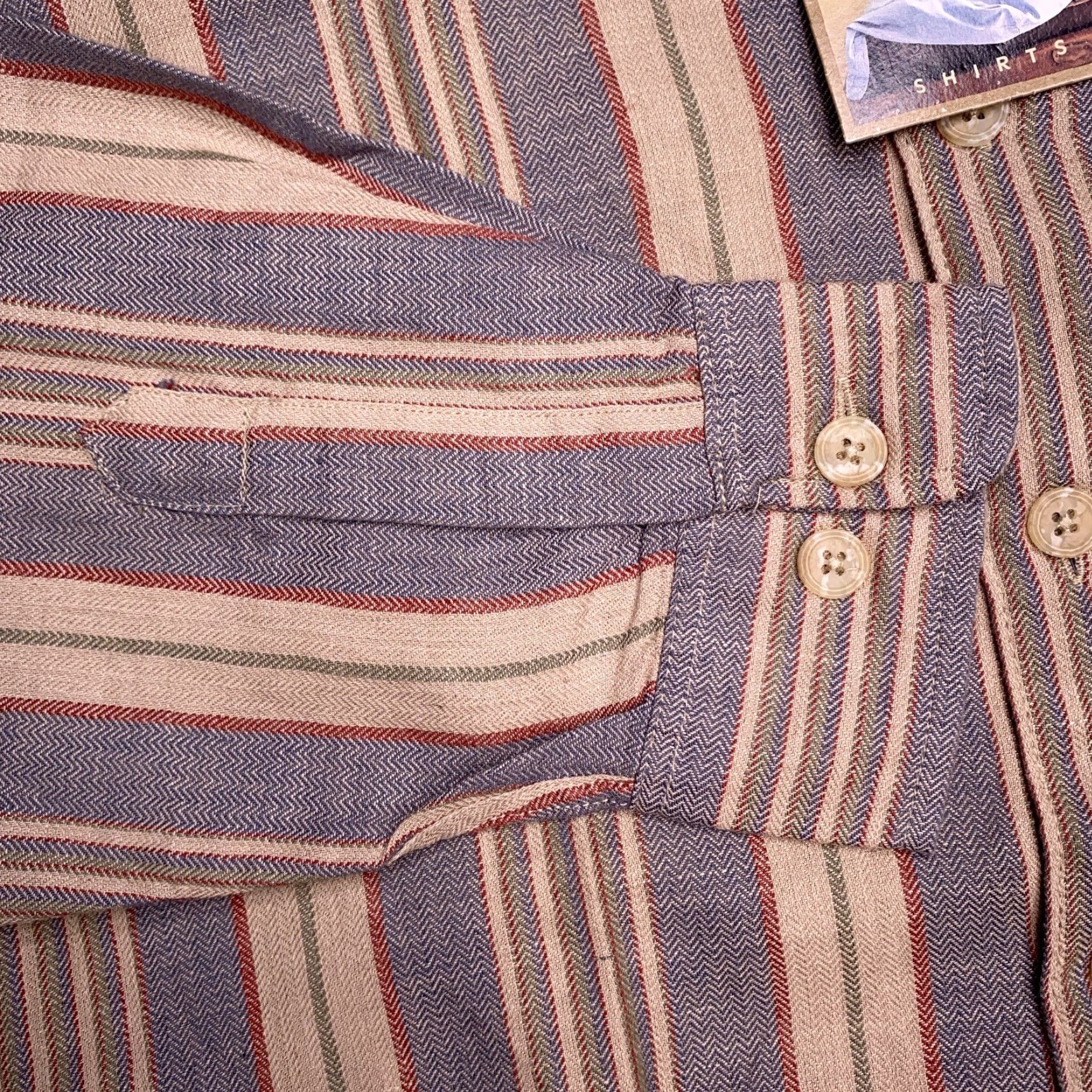 Dockers VINTAGE Dockers Shirt Mens XL Button-Up Linen Herringbone Pocket USA New Size US XL / EU 56 / 4 - 7 Thumbnail