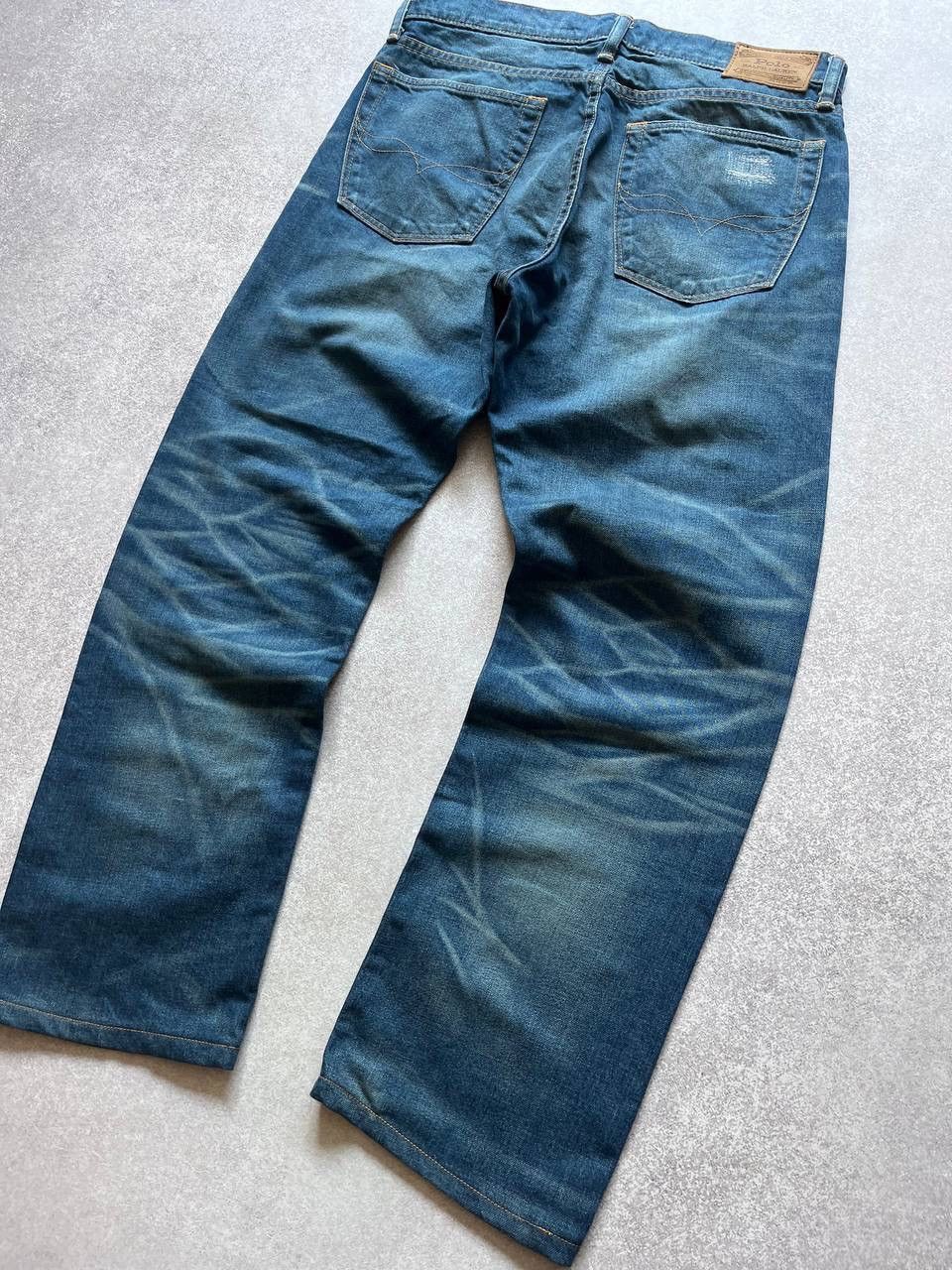 Polo Ralph Lauren Vintage Polo Ralph Lauren Baggy Patchwork Denim Jeans 32 Size US 32 / EU 48 - 5 Thumbnail