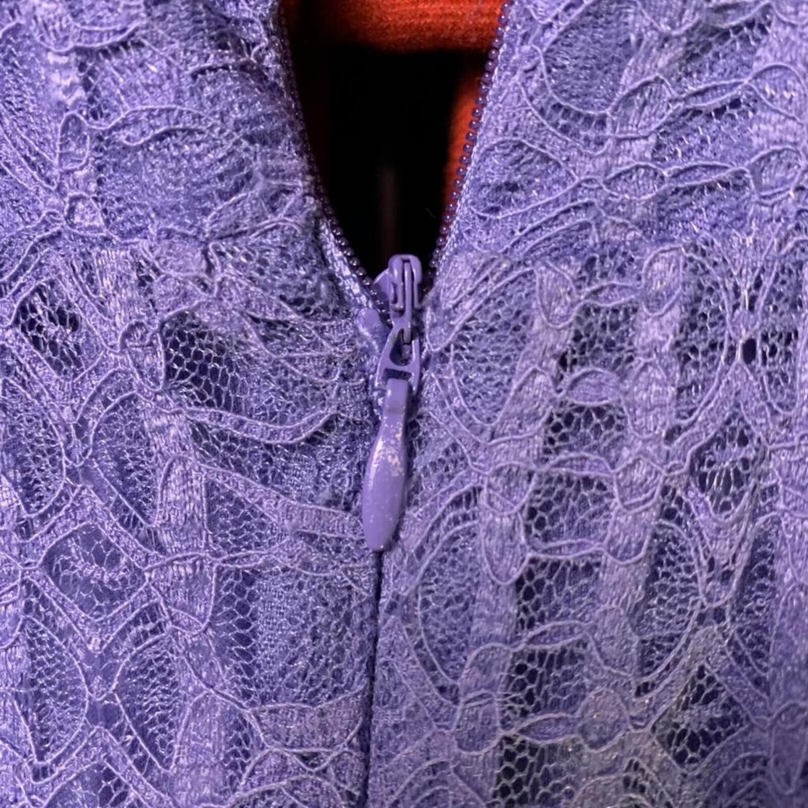 Other Vintage Betsy Johnson tiered purple lace maxi dress! Size XL / US 12-14 / IT 48-50 - 6 Thumbnail