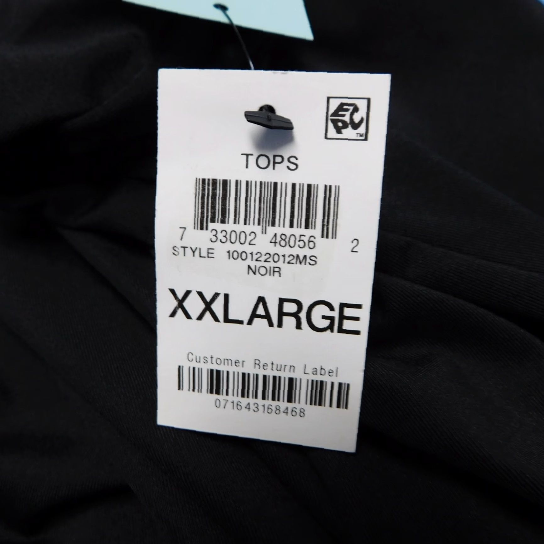 Vintage Ideology Tank Top - 2XL Black Sleeveless Scoop Neck Strappy Back Shirt Women Casual Gym Yoga 90s? Size XXL / US 16-18 / IT 52-54 - 7 Thumbnail
