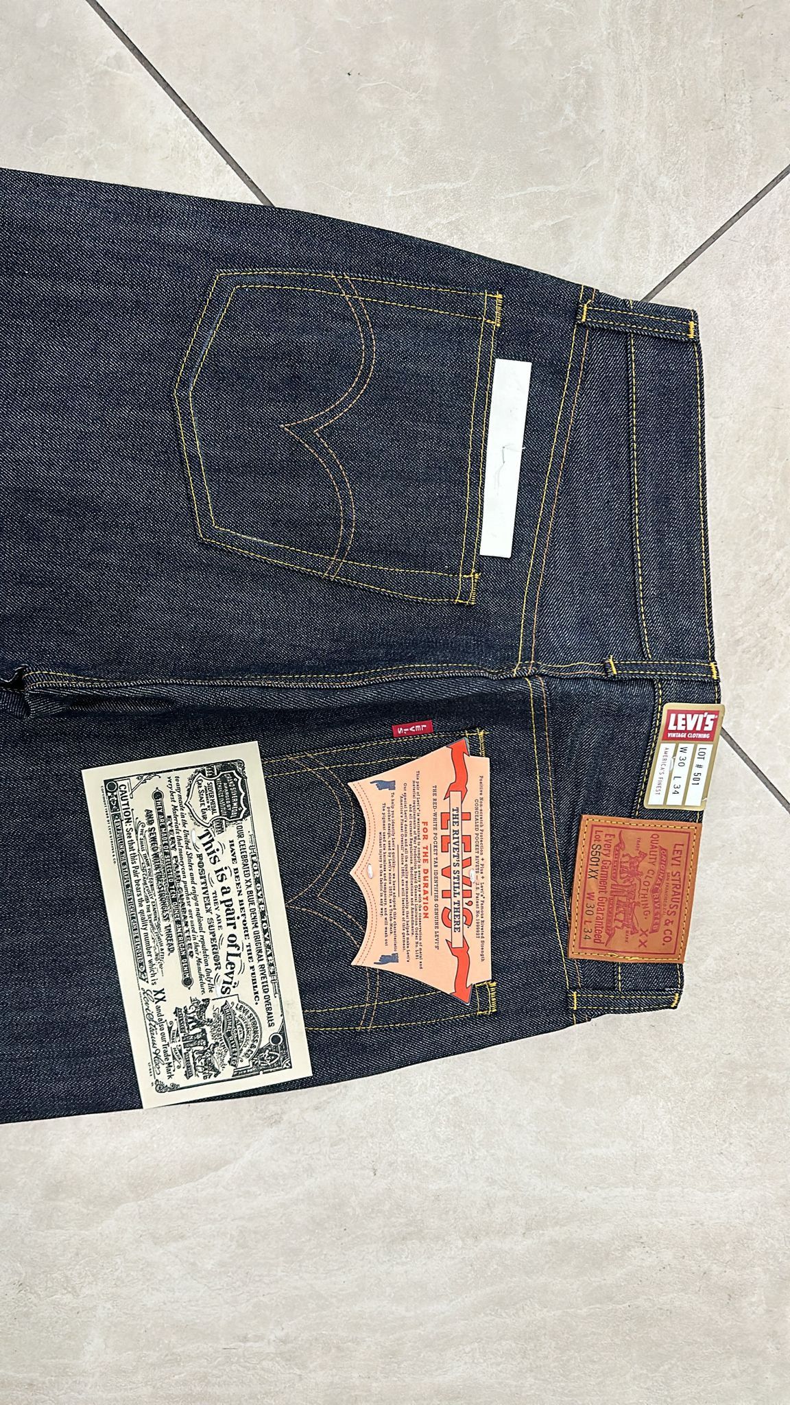Levi's Vintage Clothing LVC Levi's Vintage Clothing 1944 S501 Perfect Imperfections Size US 30 / EU 46 - 4 Thumbnail