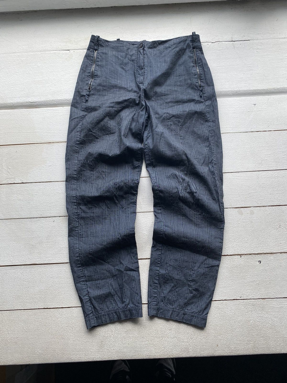 Gothic Annette Gortz Dark Blue Avant Garde Pants 29 rundholz
