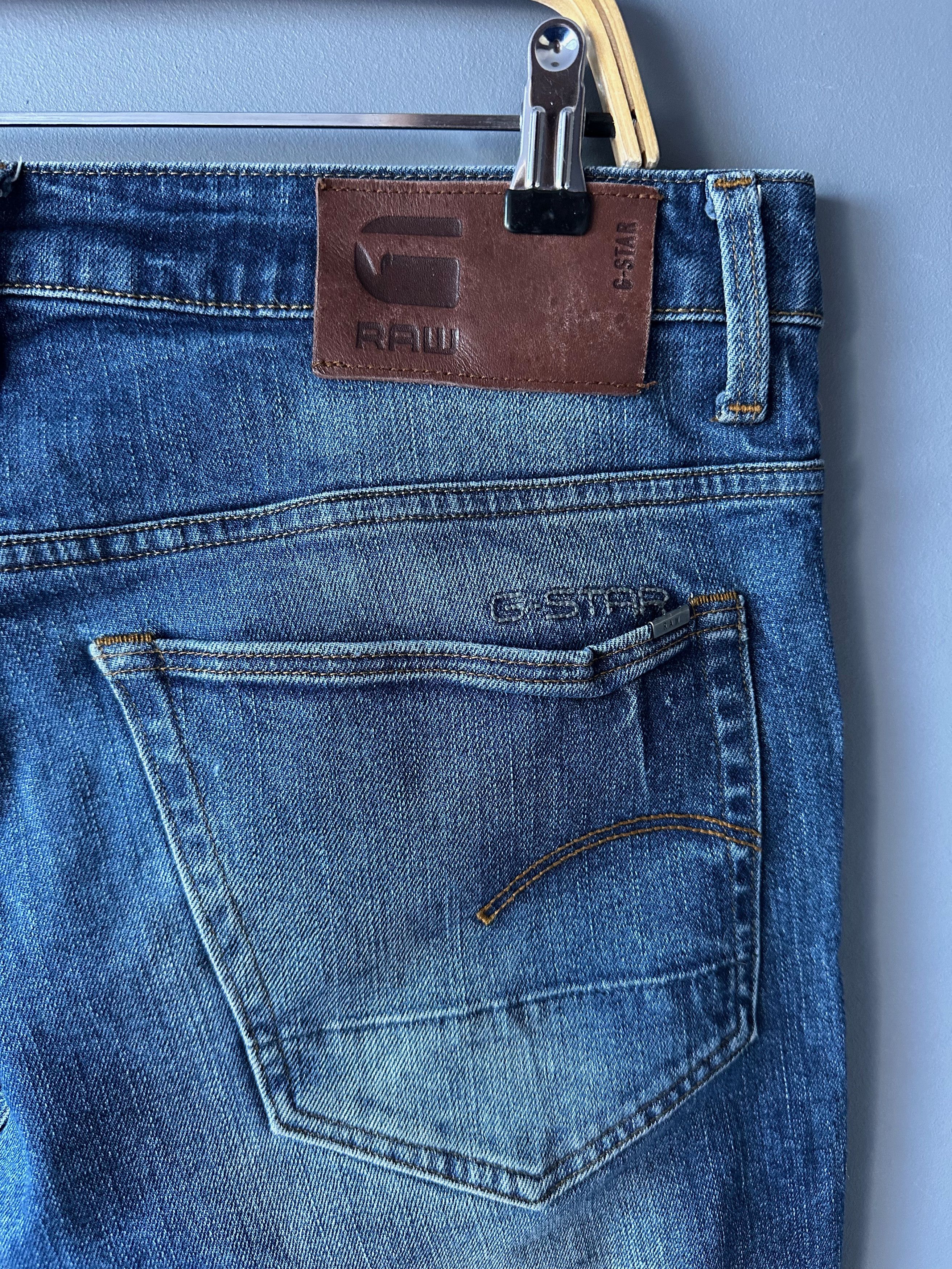 G-Star G-Star 3301 Slim Fit Deim Jeans Pants W32 L34 Size US 32 / EU 48 - 7 Thumbnail