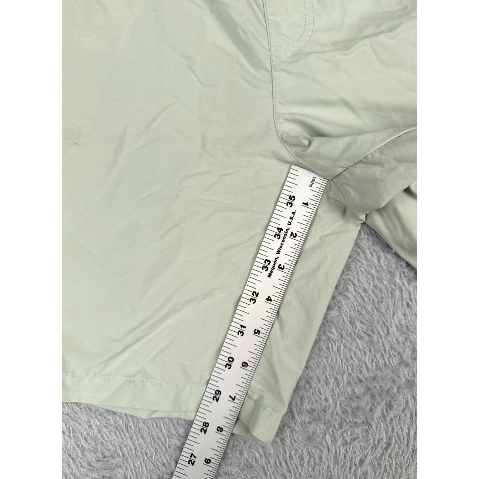 Vintage Columbia Men Shorts Outdoor Green PFG Nylon Omni-Shade Casual Cargo Pocket 8 in Inseam XL Regular Size US 36 / EU 52 - 6 Thumbnail