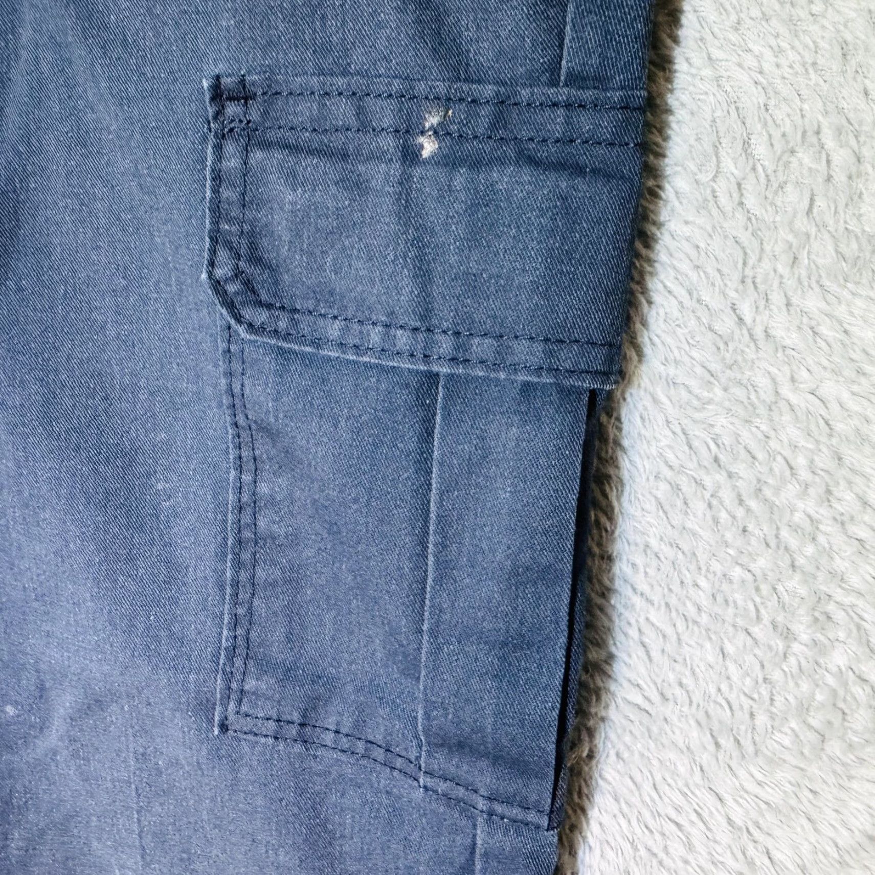 Dickies Dickies Pants Mens 34x30 Blue Cargo Regular Straight Workwear Polyester Cotton Size US 34 / EU 50 - 5 Thumbnail