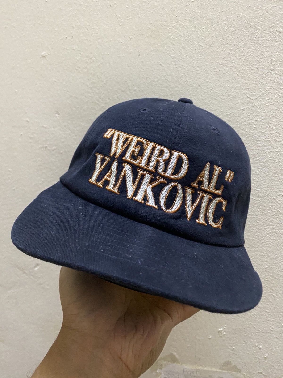 Vintage Vintage Weird Al Yankovic KC Caps 90s Strapback Hat Size ONE SIZE - 1 Thumbnail