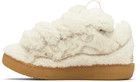 Lanvin os11x0326 Curb Shearling Sneakers in White Size US 8 / EU 41 - 3 Thumbnail