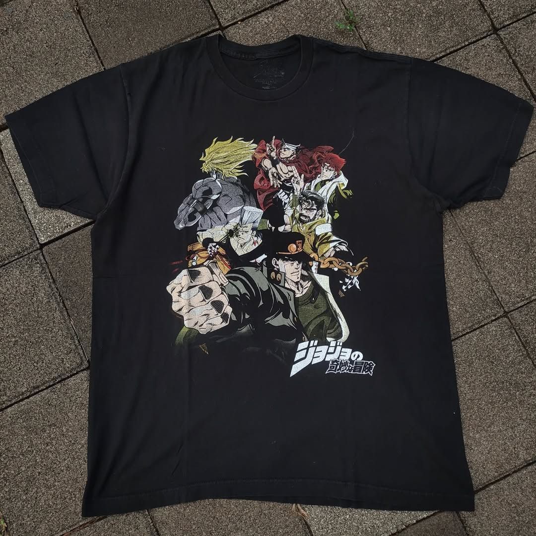 Anime Vintage Jojo's Bizzare Adventure Tshirt Size US XL / EU 56 / 4 - 1 Thumbnail
