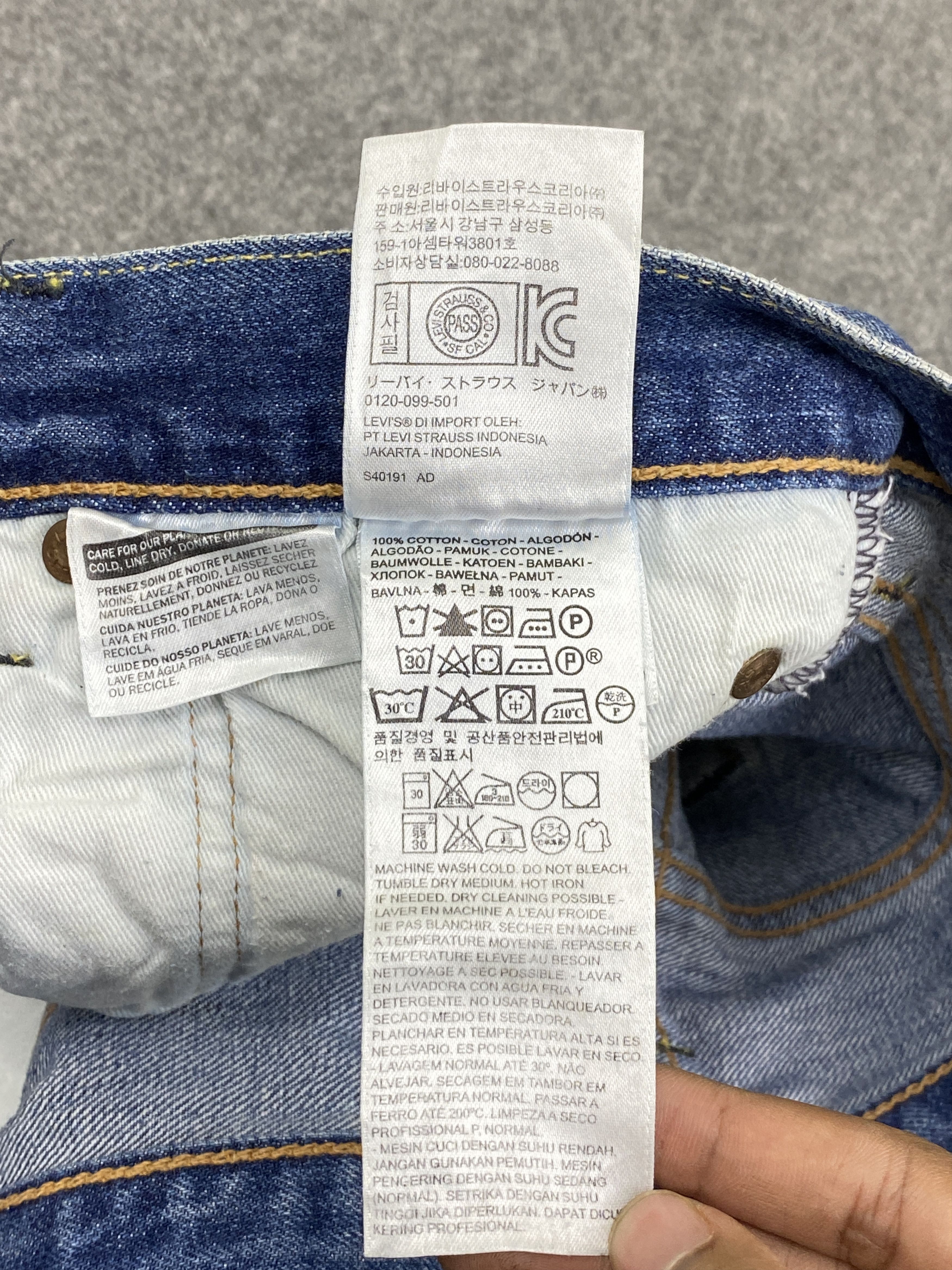 Levi's Vintage Levis 501 Button Fly Jeans DP2768 Size US 32 / EU 48 - 7 Thumbnail
