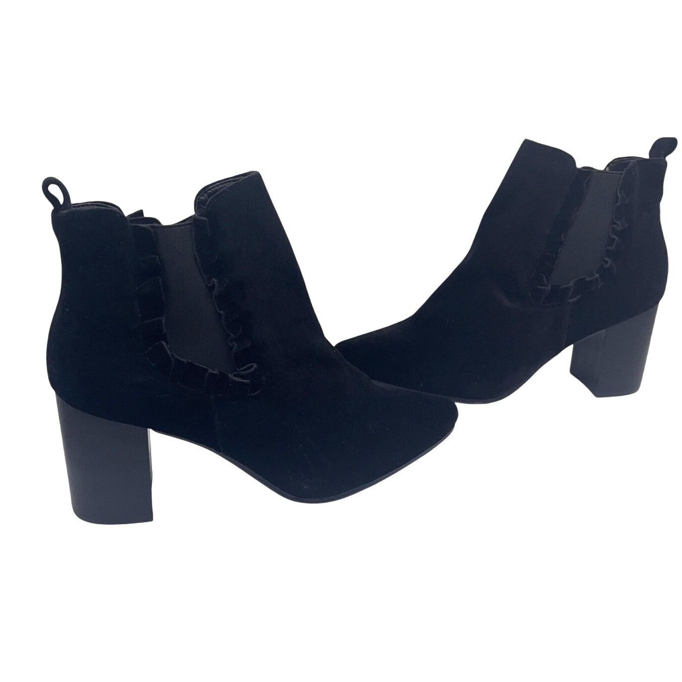 14th & Union 14th & Union Blaine Black Velvet Pointed Toe Pull-on Ankle B Size US 7.5 / IT 37.5 - 11 Thumbnail