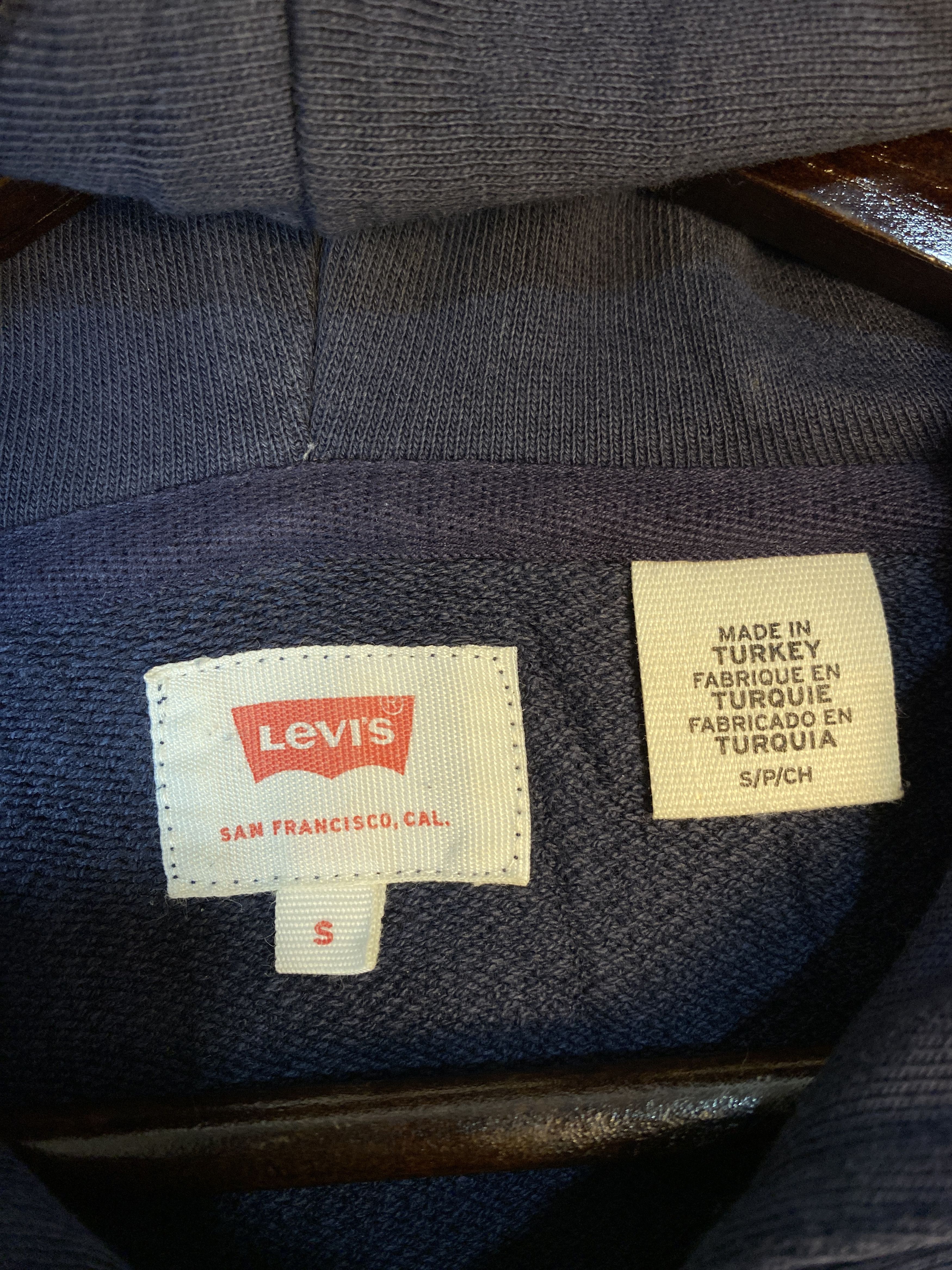 Levi's Vintage Levi's Nice Design Pullover Hoodies PS0404 Size US S / EU 44-46 / 1 - 6 Thumbnail