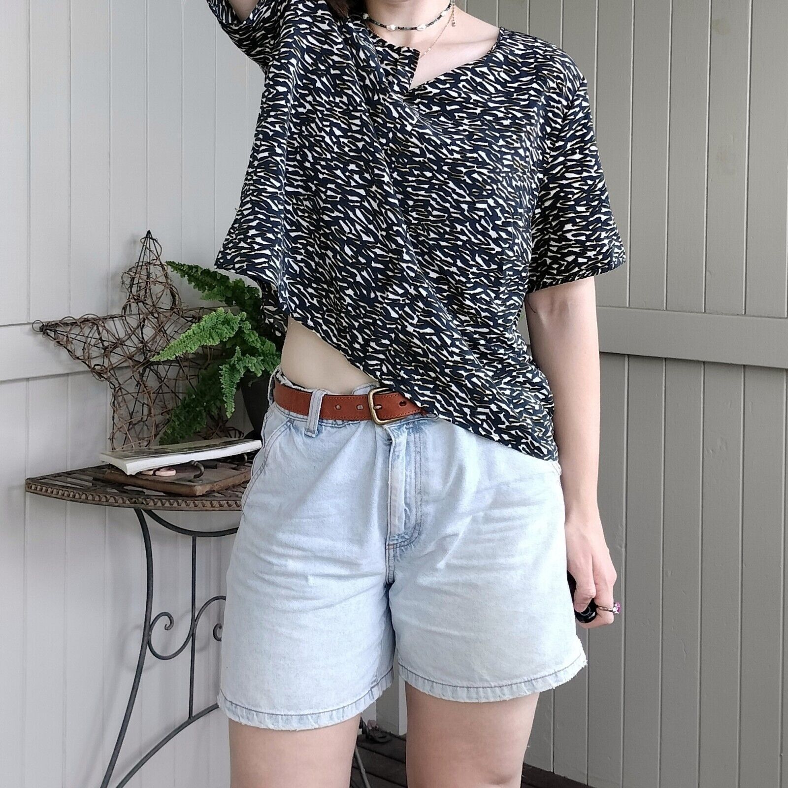 Designer Eastex Womens Blouse Short Sleeve Abstract Printed Corporate Size XXL / US 16-18 / IT 52-54 - 4 Thumbnail