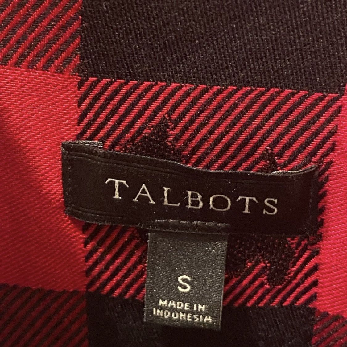 Talbots Talbots Buffalo Plaid Scottie Dog Terrier Button Down Shirt Size S / US 4 / IT 40 - 4 Thumbnail