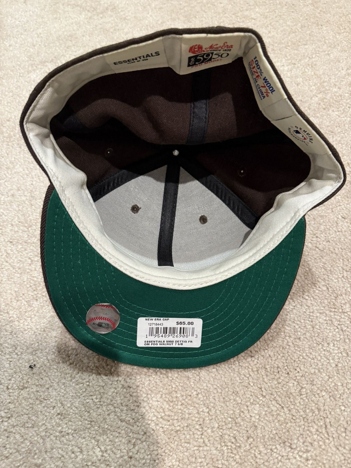 Fear of God 🔥 fear of god new era baseball cap Size ONE SIZE - 2 Thumbnail