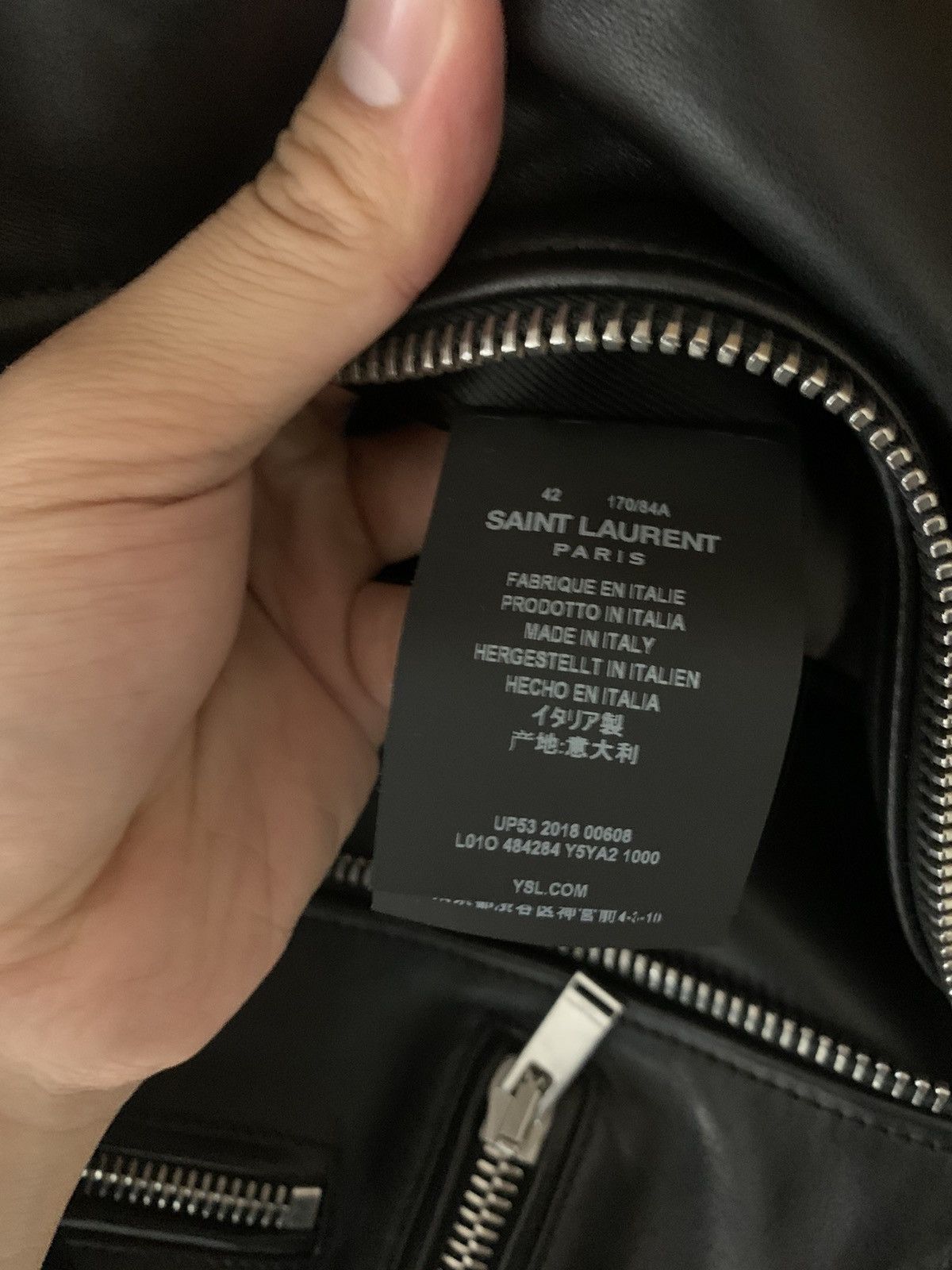Saint Laurent Paris Saint Laurent 2018FW Lambskin L01 jacket Size US XS / EU 42 / 0 - 4 Thumbnail