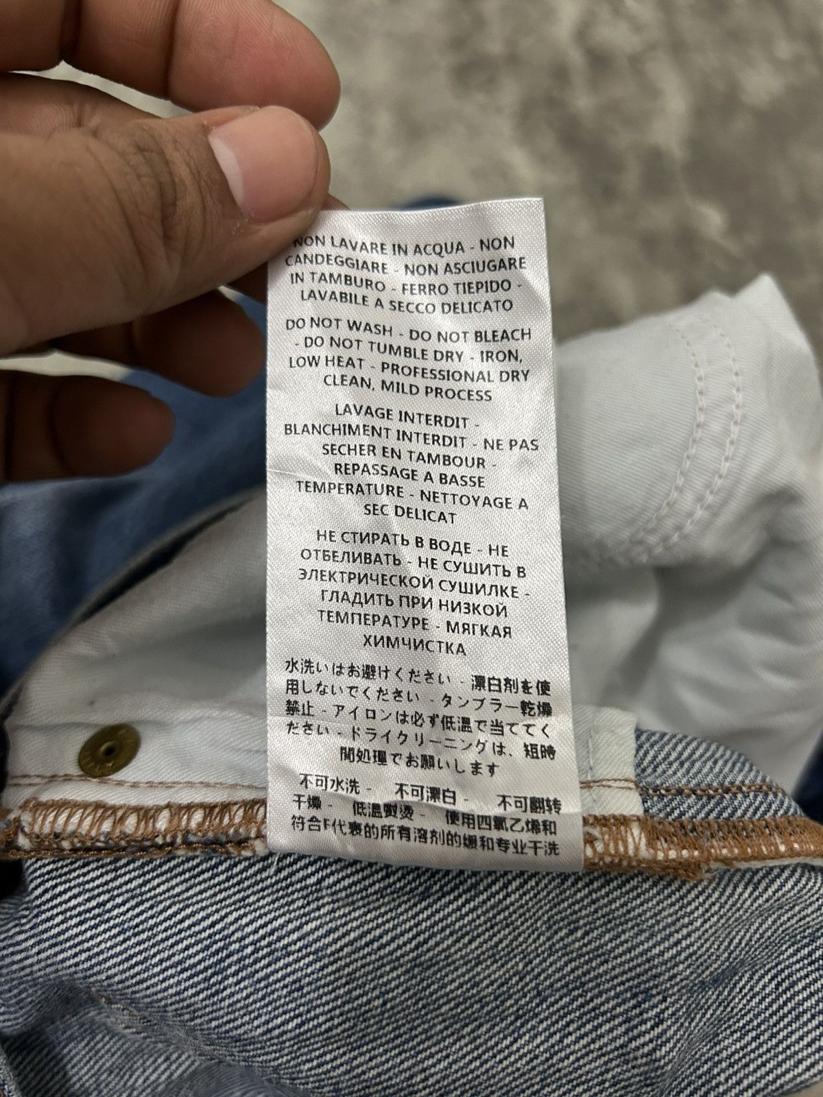 Alexander McQueen Alexander MQueen Style Destroyed Selvedge Jeans Size US 34 / EU 50 - 18 Thumbnail