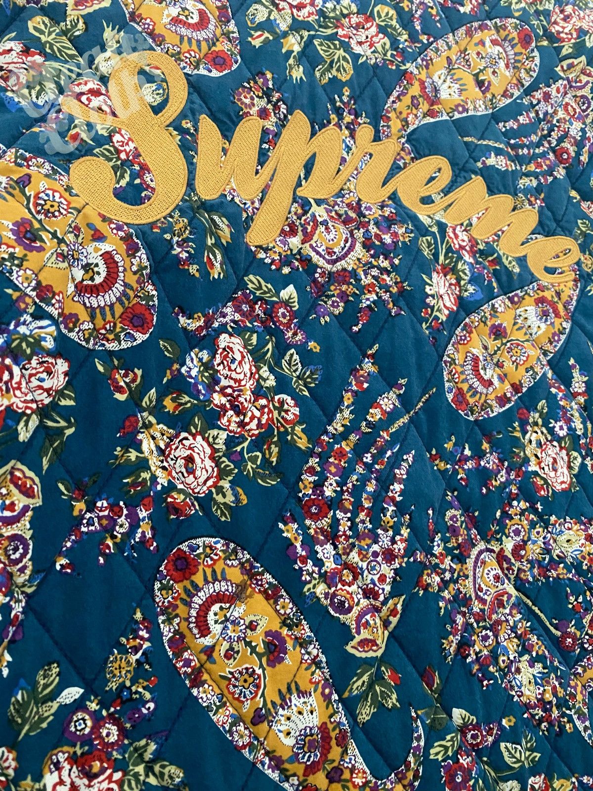 Supreme Supreme Quilted blue Paisley Jacket Size US L / EU 52-54 / 3 - 5 Thumbnail