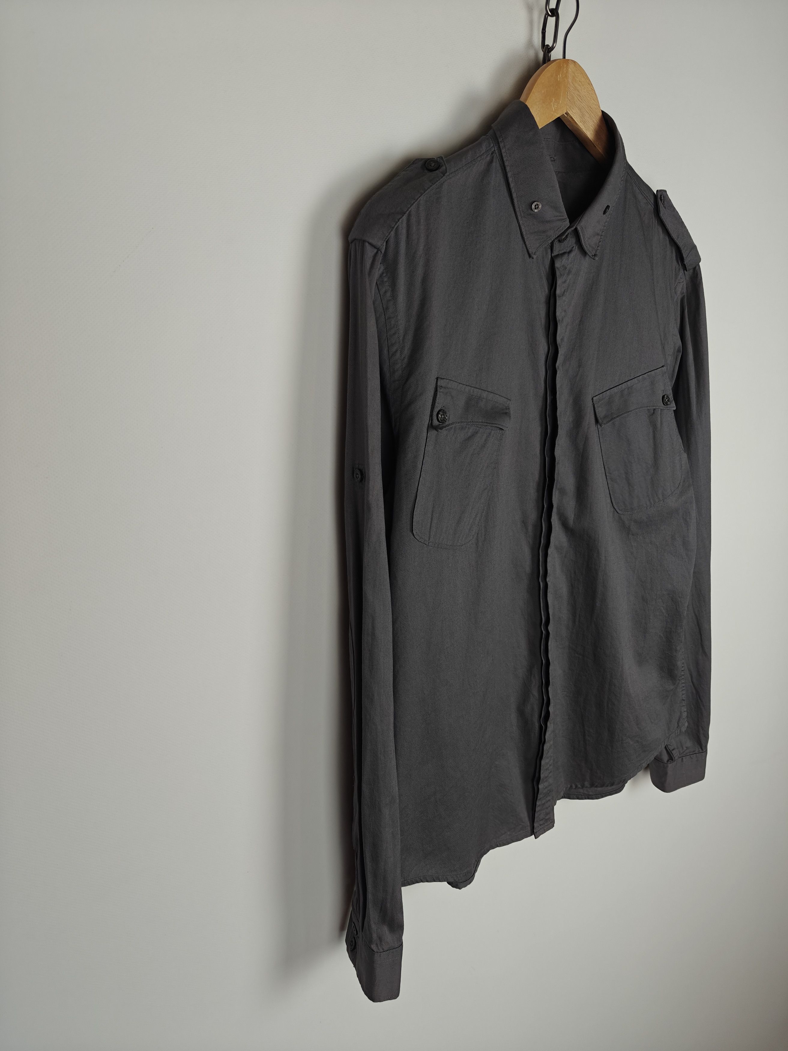 Allsaints Allsaints Shirt Metamorphosis Pockets Gray size M Size US M / EU 48-50 / 2 - 4 Thumbnail