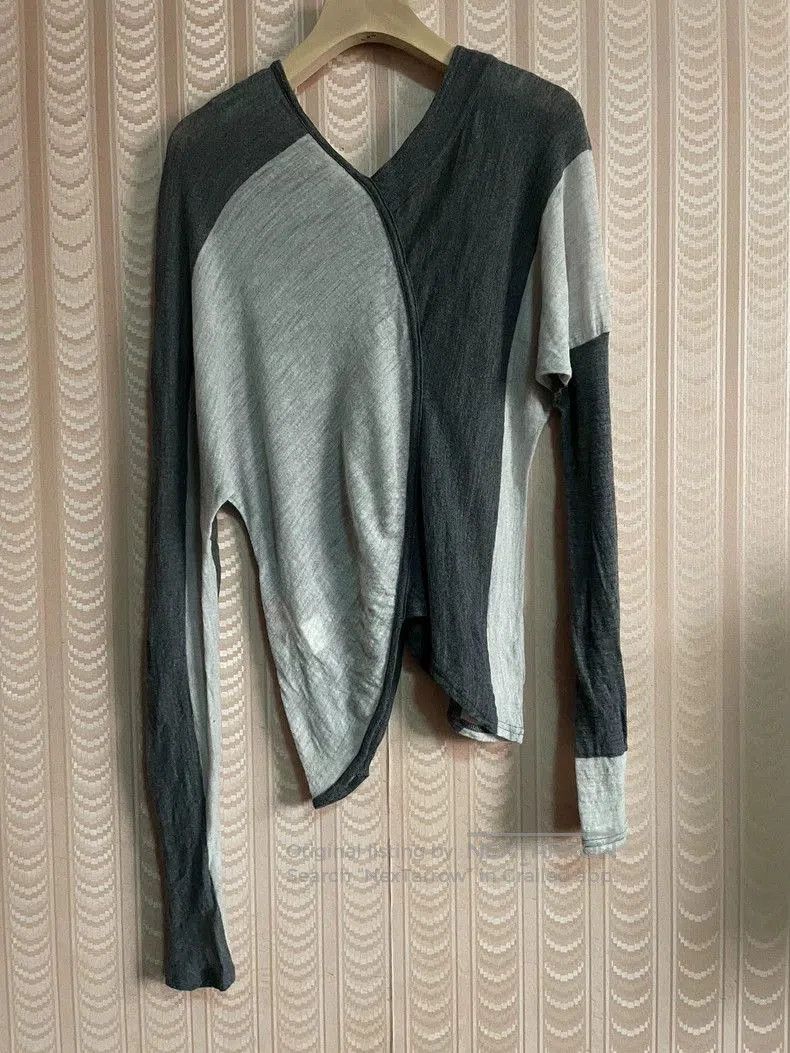 Yohji Yamamoto Yohji Yamamoto Vintage Asymmetric Sweater Size US M / EU 48-50 / 2 - 2 Thumbnail