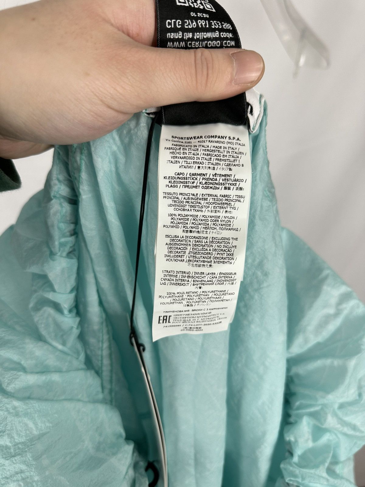 Stone Island Stone Island Reflective Grid Cape Size US XXL / EU 58 / 5 - 12 Thumbnail