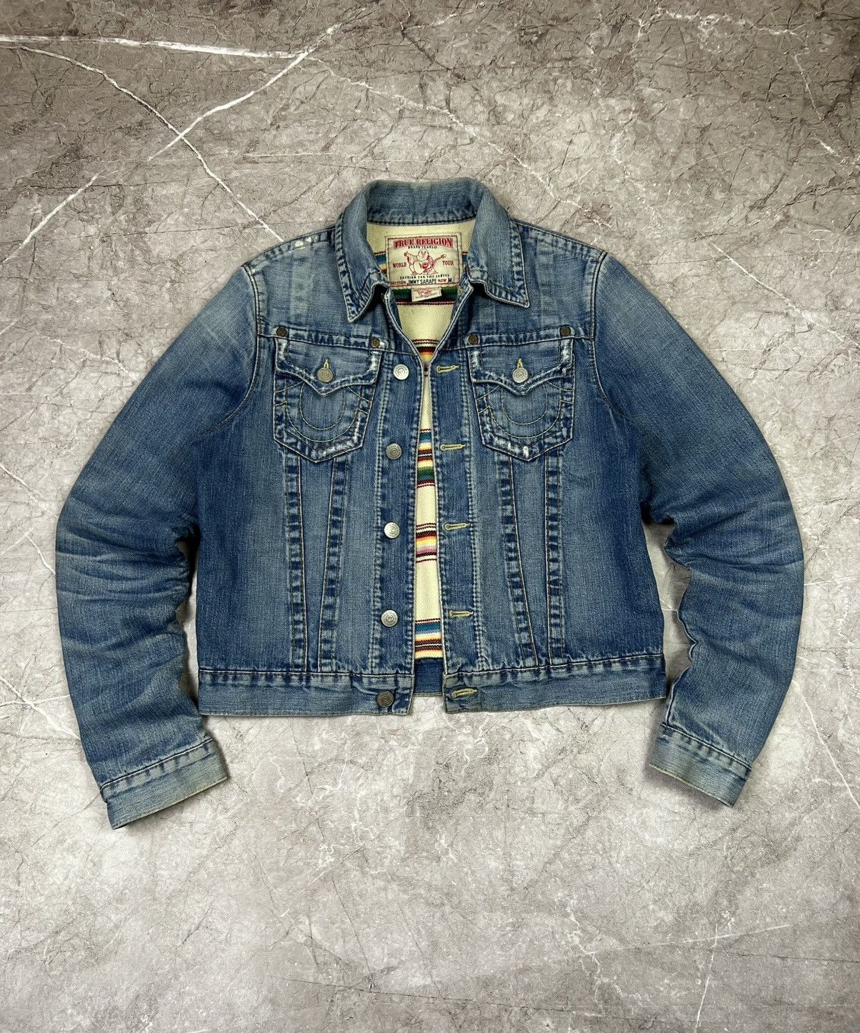 True Religion True Religion denim jeans jacket Jimmy super Size US M / EU 48-50 / 2 - 2 Thumbnail