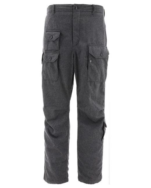 Engineered Garments Engineered Garments Gray Wool Flight Pants Medium Size US 34 / EU 50 - 1 Thumbnail