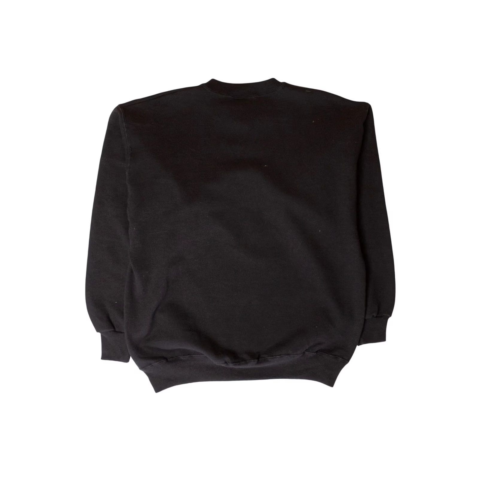 Hanes VINTAGE Golden Panda Sweatshirt Hanes Black 1980s Large Polyester / Cotton Long Sleeve Mens Womens Boys Girls Size US L / EU 52-54 / 3 - 5 Thumbnail