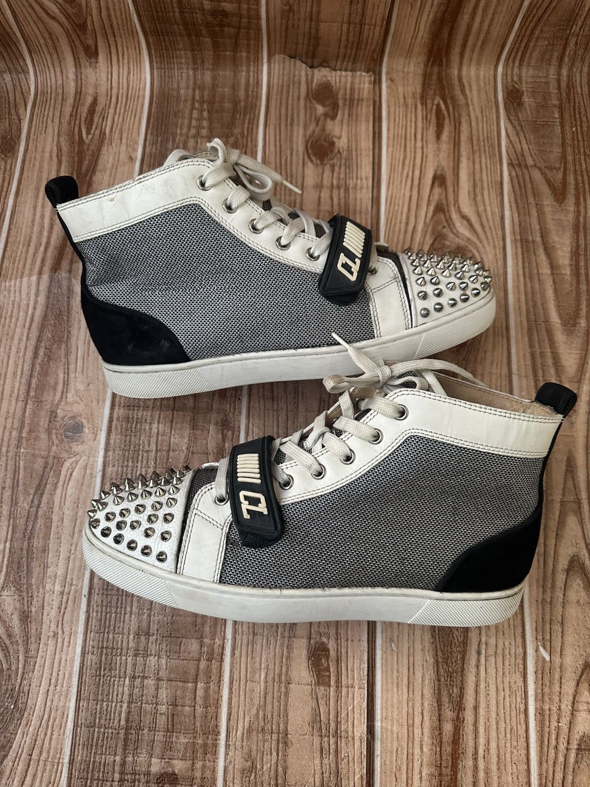 Christian Louboutin Christian Louboutin Louis Orlato Spikes High Top w/Straps Size US 9 / EU 42 - 17 Thumbnail