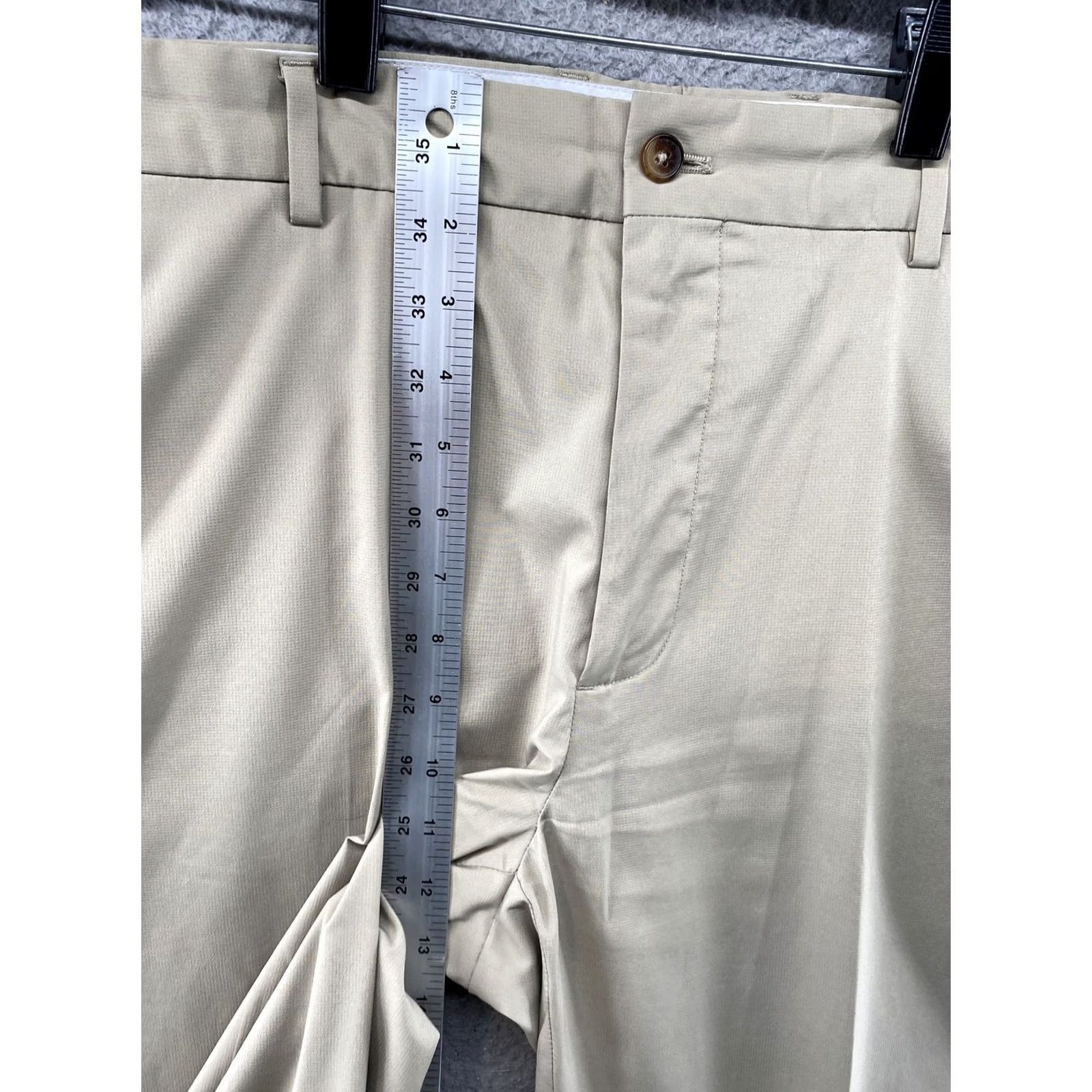 Vintage Greg Norman Mens Chino Pants Regular 38 Beige Trousers Straight Inseam 30 Vintage Logo Pockets Size US 38 / EU 54 - 6 Thumbnail