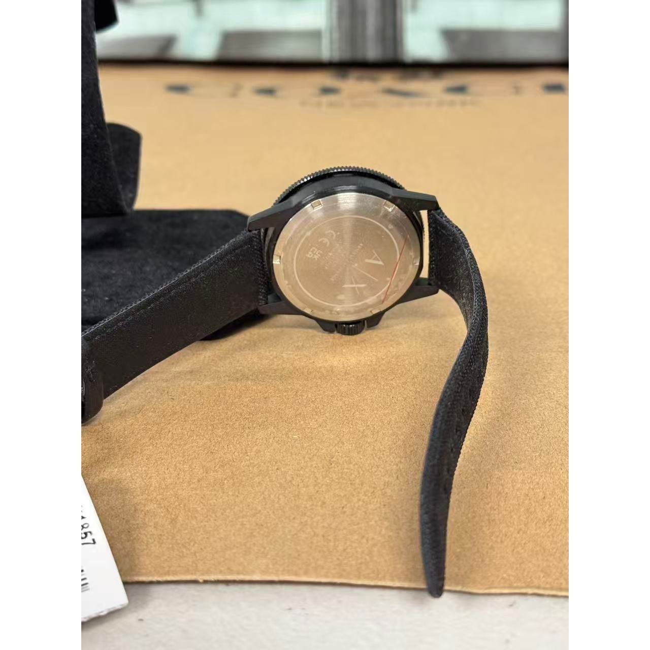 Armani Exchange Exchange Armani AX1857 Watch With Black Dial Fibers Belt Size ONE SIZE - 5 Thumbnail
